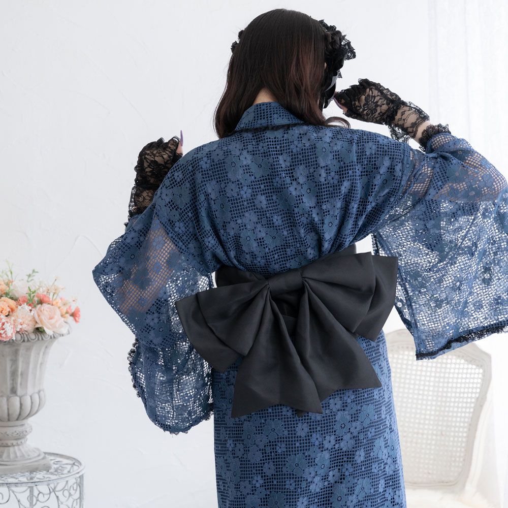夢展望 DearMyLove ディアマイラブ 浴衣 帯 夢展望公式 [新品未使用] 選べるデザインリボン帯 [ダブルハートベルト