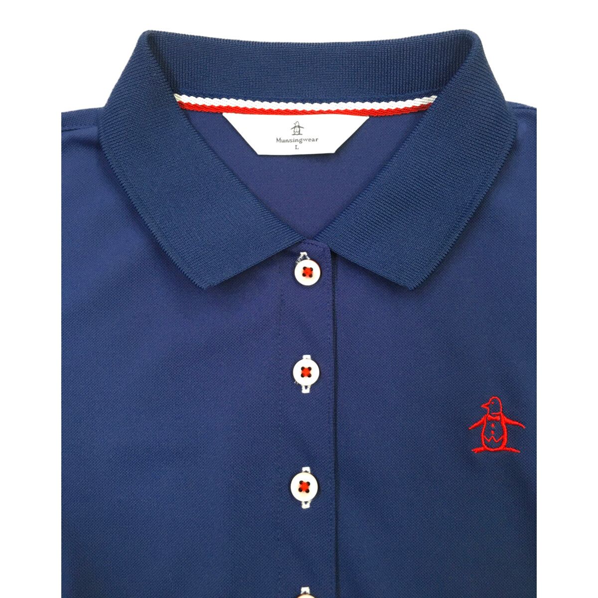 未使用★Munsingwear ゴルフ　ネイビー ワンピース Lサイズ 中古 レディース マンシングウェア Munsing wear ワンピース L