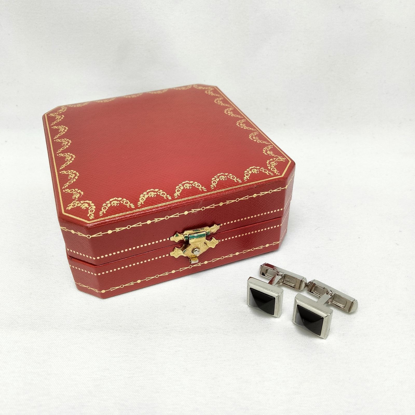 ️Cartier ️カルティエ オニキス シルバー925 カフス