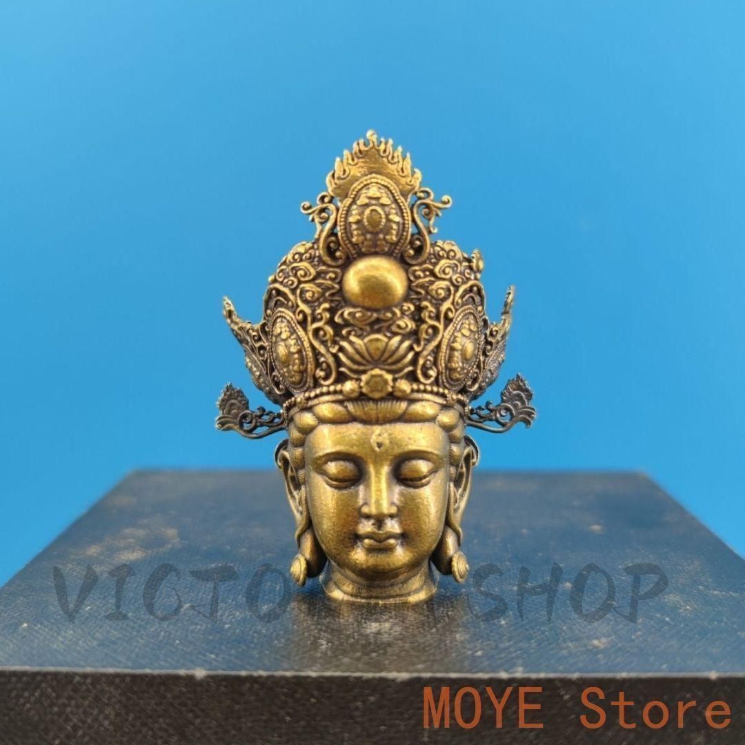 銅細工 仏像 仏堂 工芸品 菩薩 装飾品 工芸品 美術品 置物 Amazon.co.jp: 菩薩仏像装飾、銅像仏像古典像レプリカ銅彫刻工芸
