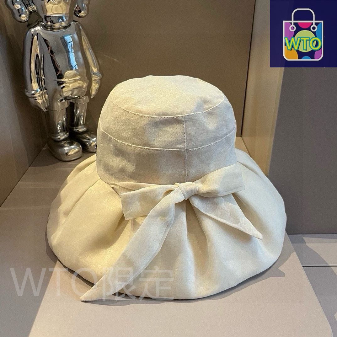 シャネル バタフライブーケ帽子｜ オーガンジー素材とレースハーフムーンデザイン 頭周り 57cm -WTO輸入1