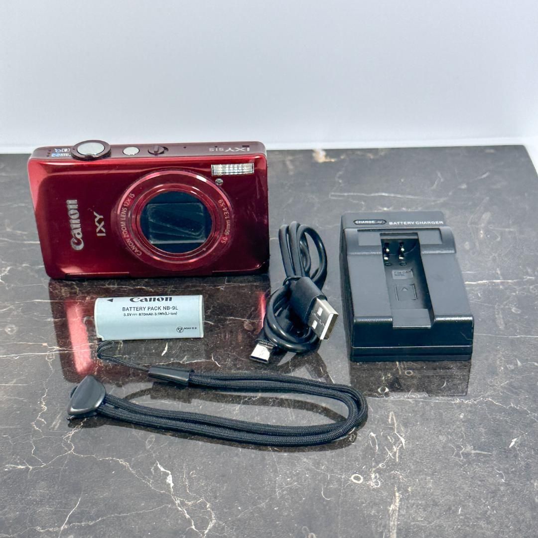 Canon IXY 51S レッド 本体と付属品 【公式通販】