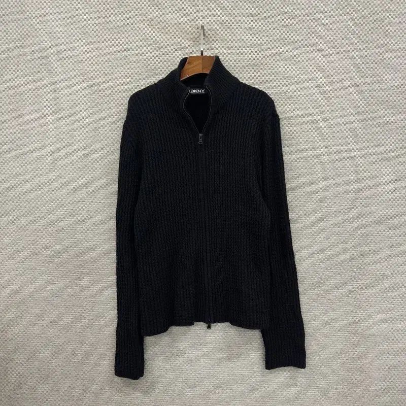 ドナカラんNEW YORK DKNY ツーウェイ ウール ニート ジップアップ カーディガン 95 D11670