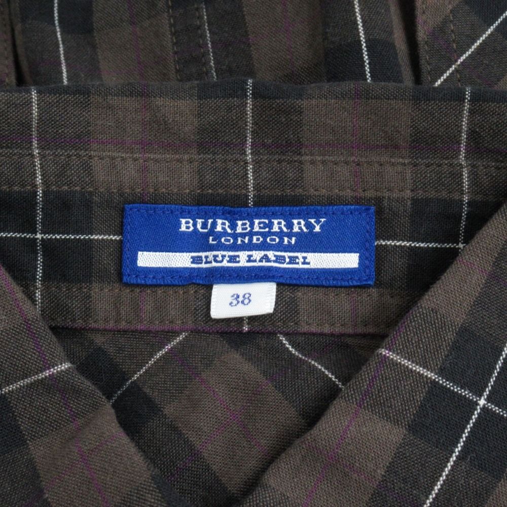 BURBERRY BLUE LABEL バーバリーブルーレーベル チェック シャツ