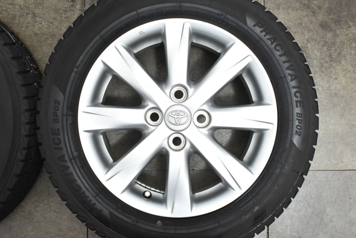 程度良好品】トヨタ アクア 純正 15in 5.5J +45 PCD100