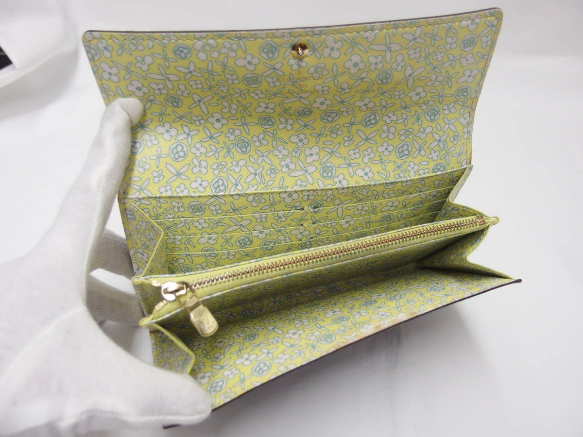 ルイヴィトン モノグラム ポルトフォイユ・サラ フリルライン 花柄 長財布 LOUIS VUITTON ルイヴィトン モノグラム ポルトフォイユ・サラ フリル