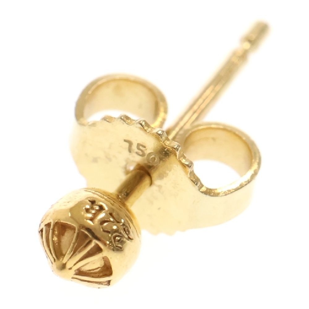 CHROME HEARTS クロムハーツ 22K STUD CRS BALL MINI ミニクロスボールスタッド ピアス