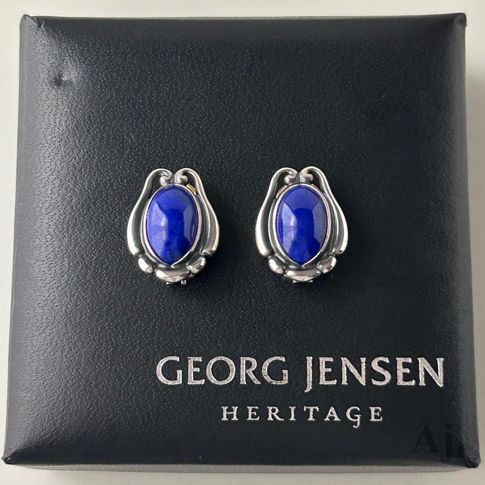ジョージジェンセン 希少 イヤリング 2009 ラピスラズリ AG925 Georg  