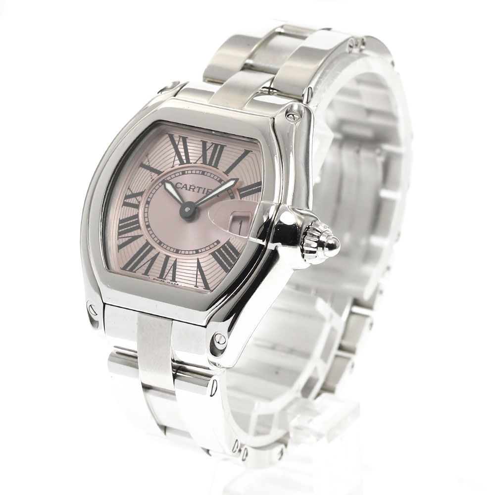 カルティエ CARTIER W62017V3 ロードスター SM デイト クォーツ  