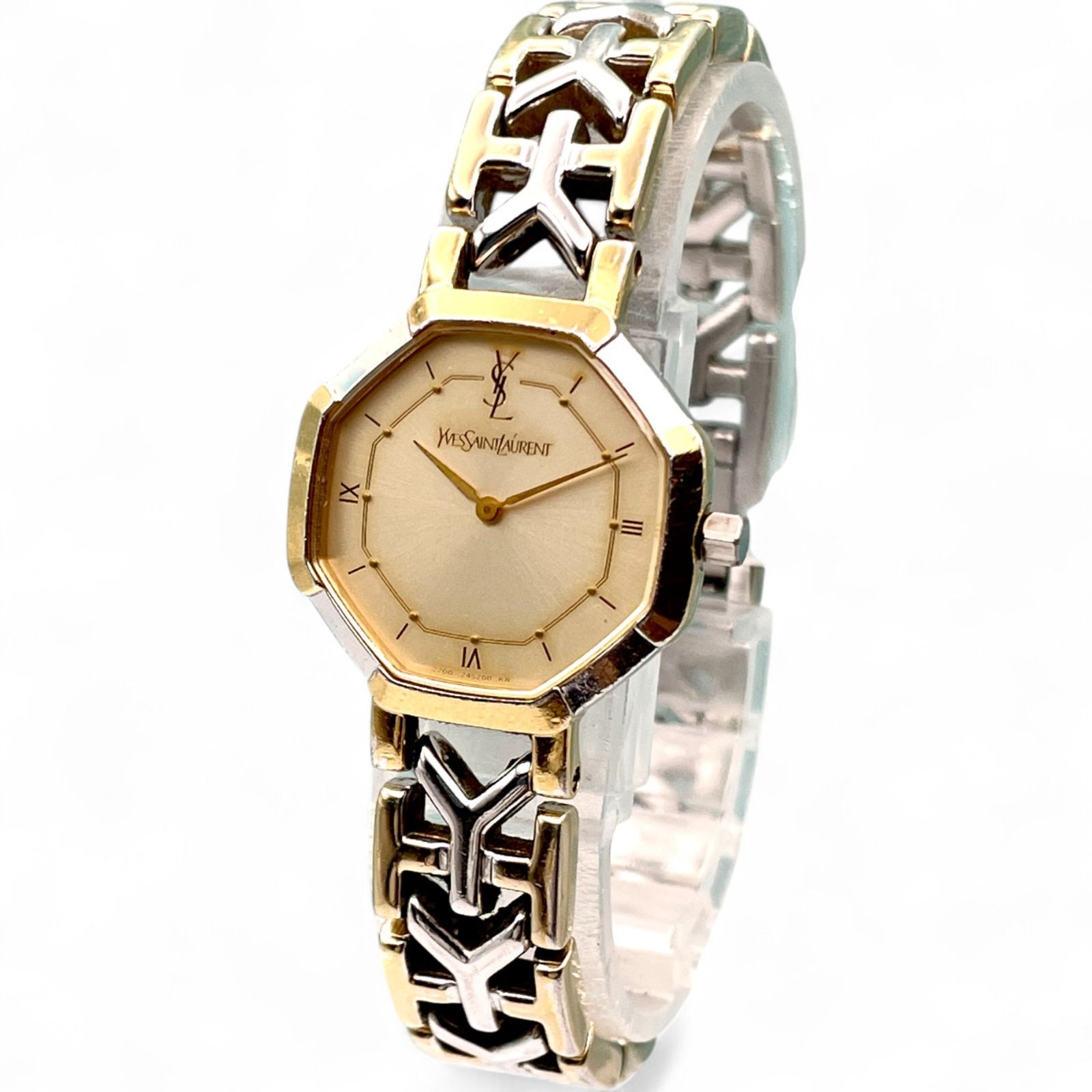 美品 □ 稼働 Yves Saint Laurent イヴ・サンローラン 2200