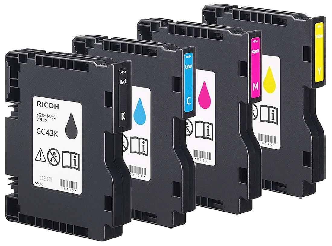 RICOH 純正 インク SGカートリッジ GC43 4色セット