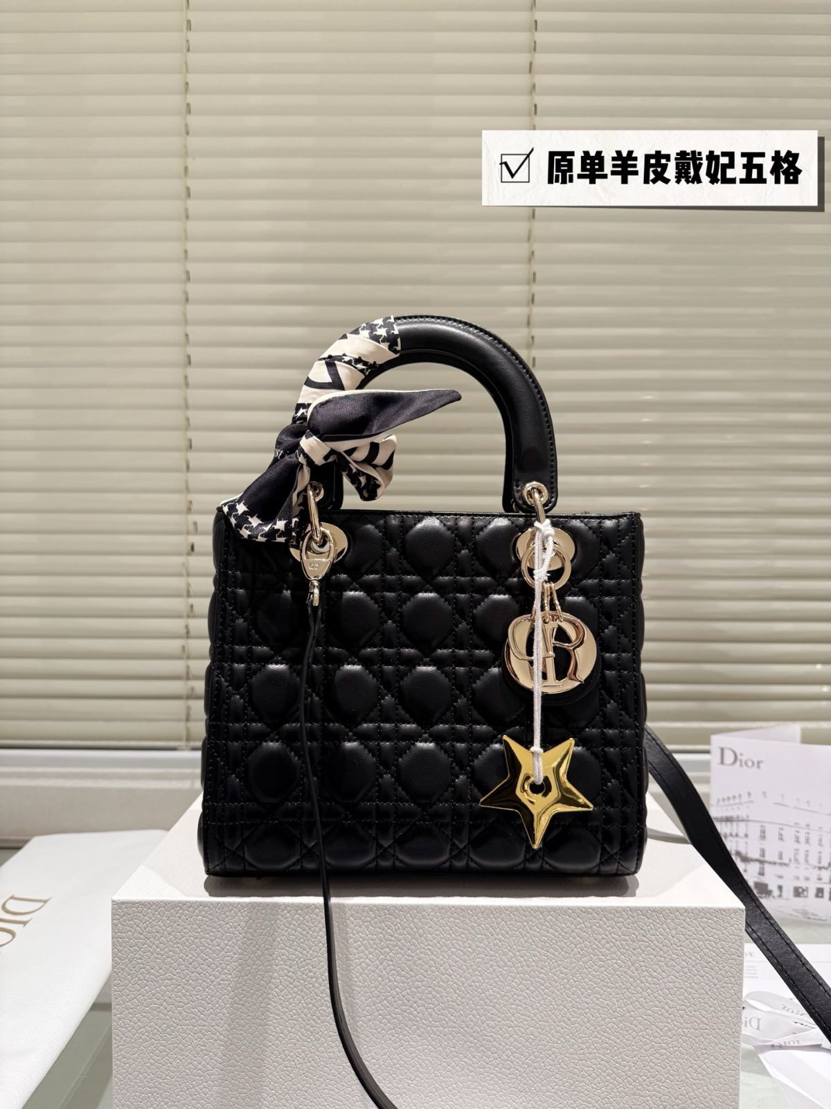 今日 Dior Lady Dior 羊皮ミニバッグ 24cm 高品質アップグレード版
