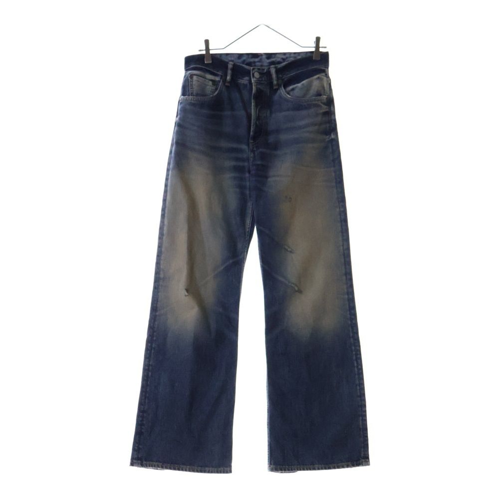 Acne Studios デニムパンツ インディゴ(デニム) 0391125A0003 Acne Studios (アクネ ストゥディオズ) 2021M Rocka ダメージ