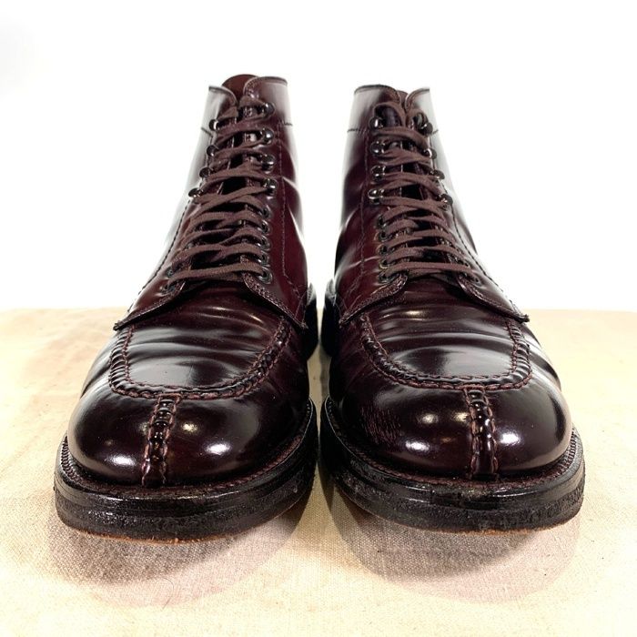 Alden オールデン 4540H TANKER BOOT タンカーブーツ コードバン バーガンディー ラバーソール Size 9D (27cm)