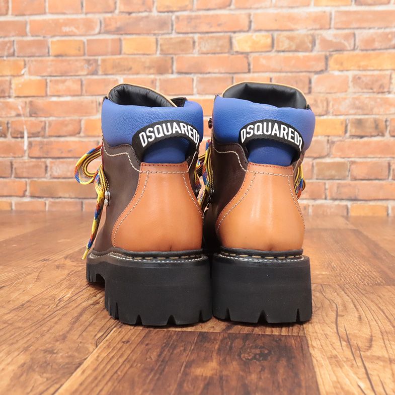 DSQUARED2 レザー　シューレース　ブーツ 楽天市場】【定価189,200円(税込)】DSQUARED2 ディースクエアー