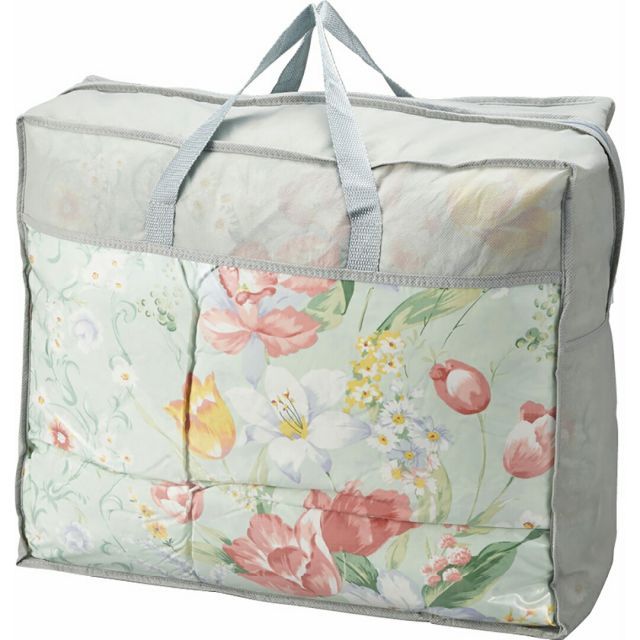 羽根ふとんバッグ入り 花浪漫 HRU-515GR香典返し 御供 粗供養 詰め合わせ ギフト プレゼント 割引 景品 品物 新築祝い 結婚内祝い 出産内祝い ご挨拶 引っ越し 引越し 内祝い 写真入り メッセージカード のし