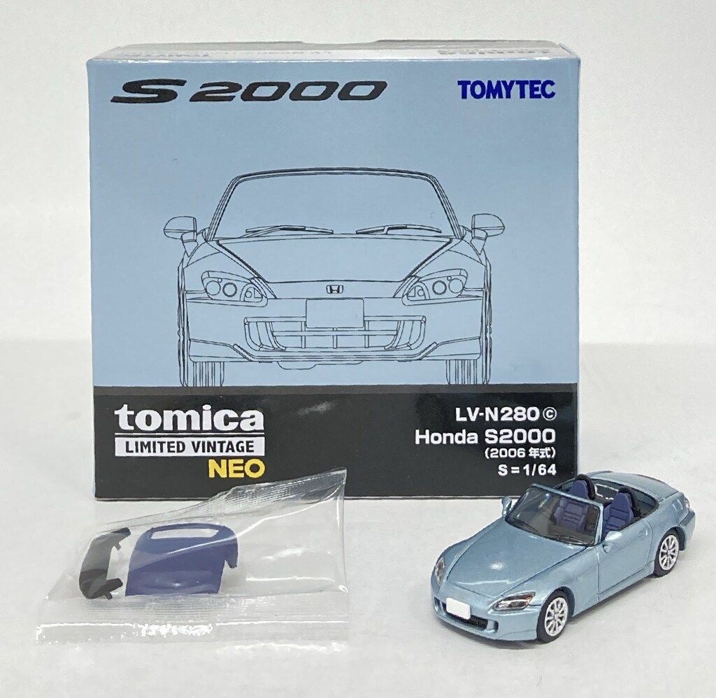 ミニカー TOMICA LIMITED VINTAGE NEO Honda S2000 LV-N269c ホンダS2000（赤）99年式 | 製品をさがす | tomica
