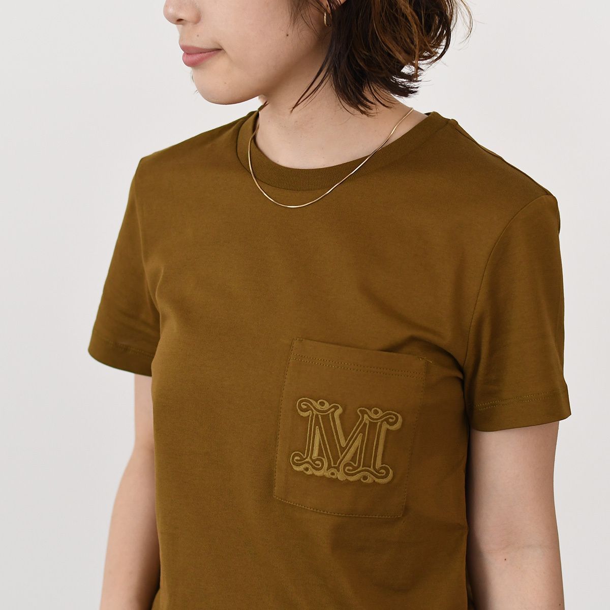 Max Mara マックスマーラ トップス Tシャツ PAPAIA1 ポケット付き 