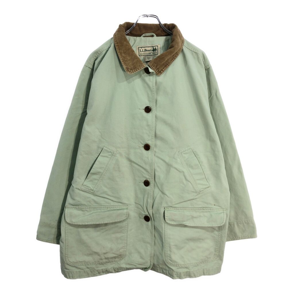 L.L.Bean エルエルビーン ハンティングジャケット アウトドア ライトグリーン レディース 2XL 古着 V6593