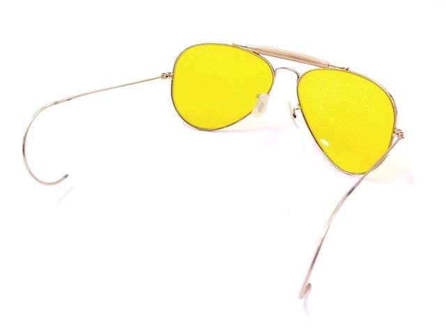 F077 人気 RayBan レイバン サングラス ゴールド B-L Outdoorsman II Ambermatic | Q