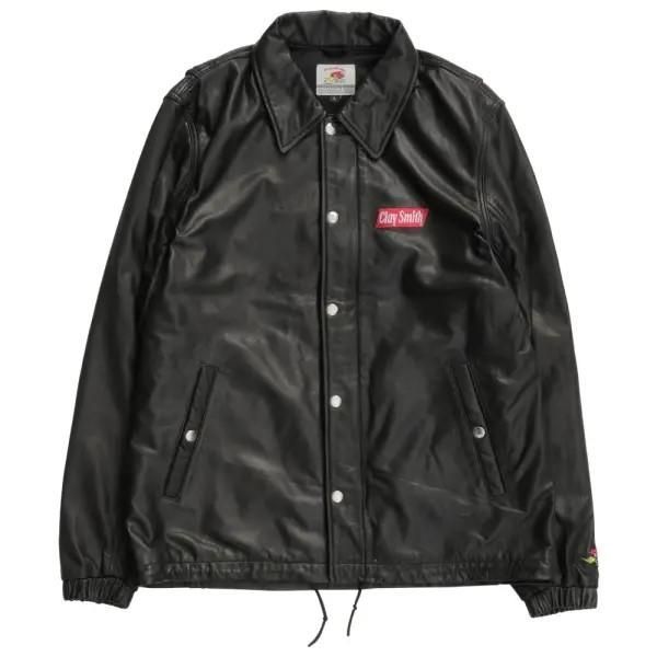 クレイスミス REAL BLACK レザーコーチジャケット CSY-5050 Black|Color 牛革 3シーズン 秋|冬|春