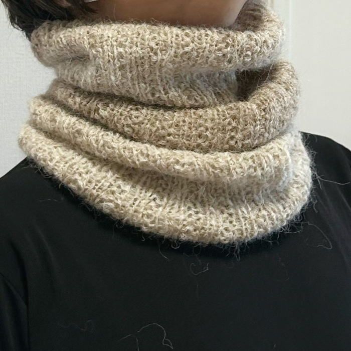 編み物キット アルパカレジェーログラデーションで編むねじり帽子