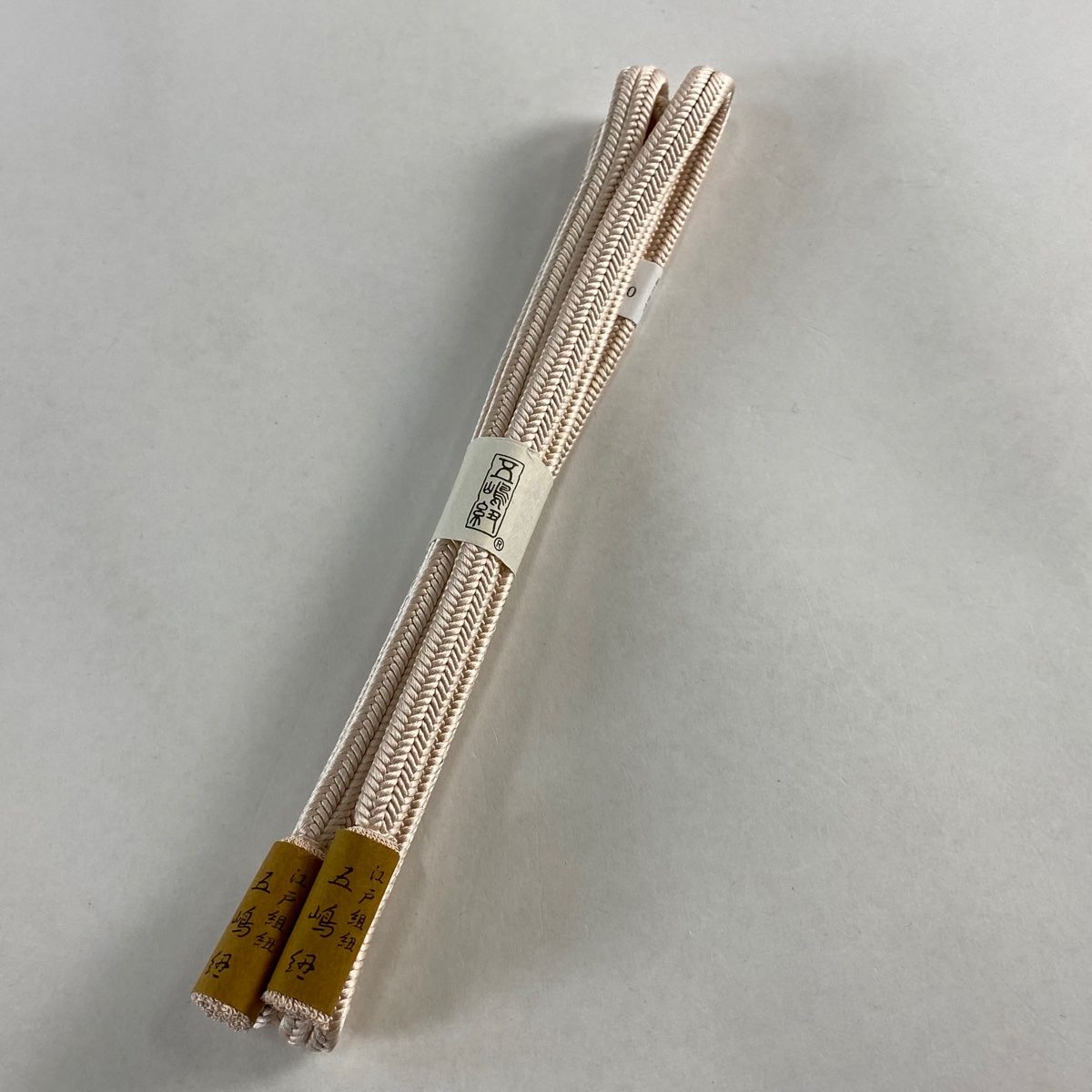 帯締め 名品 無形文化財 五嶋紐 江戸組紐 薄ピンク 正絹 和装小物