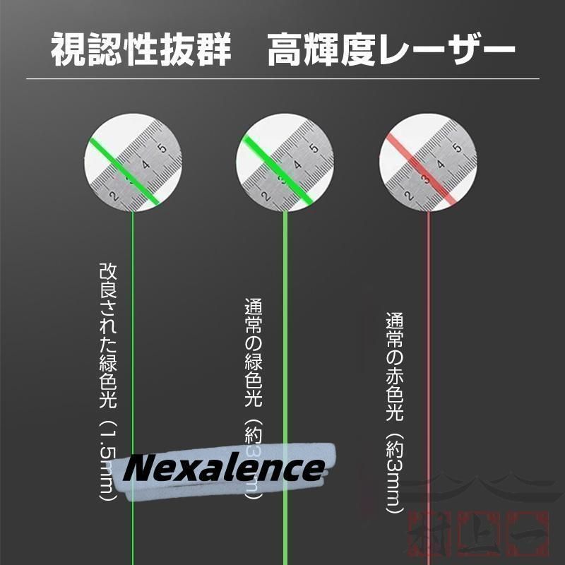 グリーンレーザー バッテリー2本付き