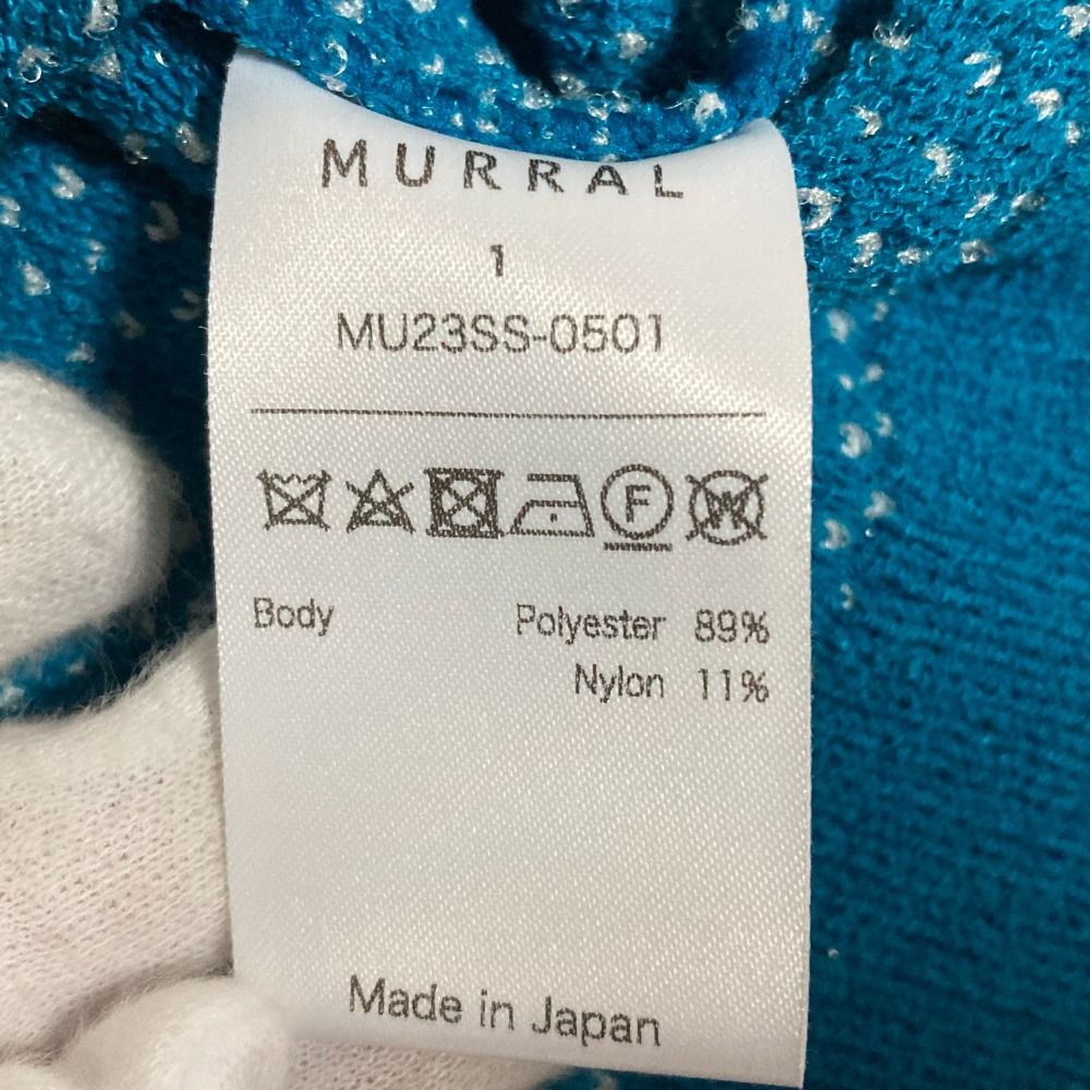 良品 23SS MURRAL ミューラル Jelly knit top ショートスリーブ