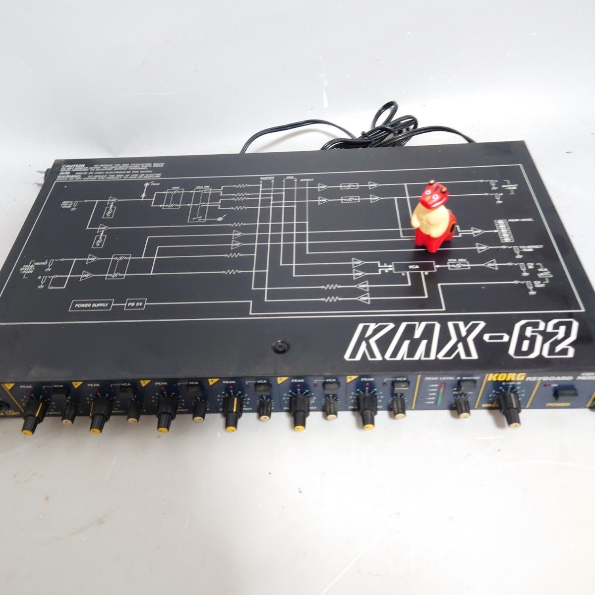 動作品 KORG KMX-62 6ch ラインミキサー キーボード向け ビンテージ 本体のみ z-1880