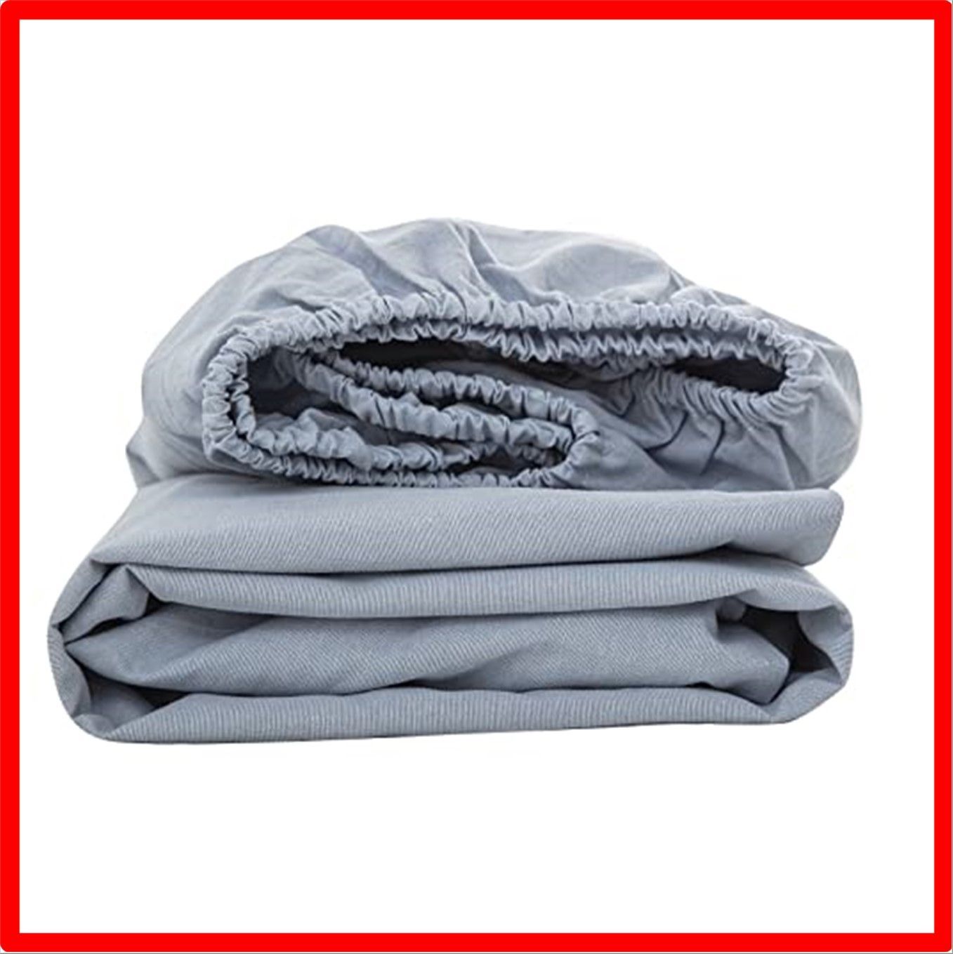 【匿名配送】ライトブルー_ダブル?140x200x30cm ボックスシーツ ダブル ベッドシーツ オーガニックコットン 洗いざらしの綿100% マチ30 BO