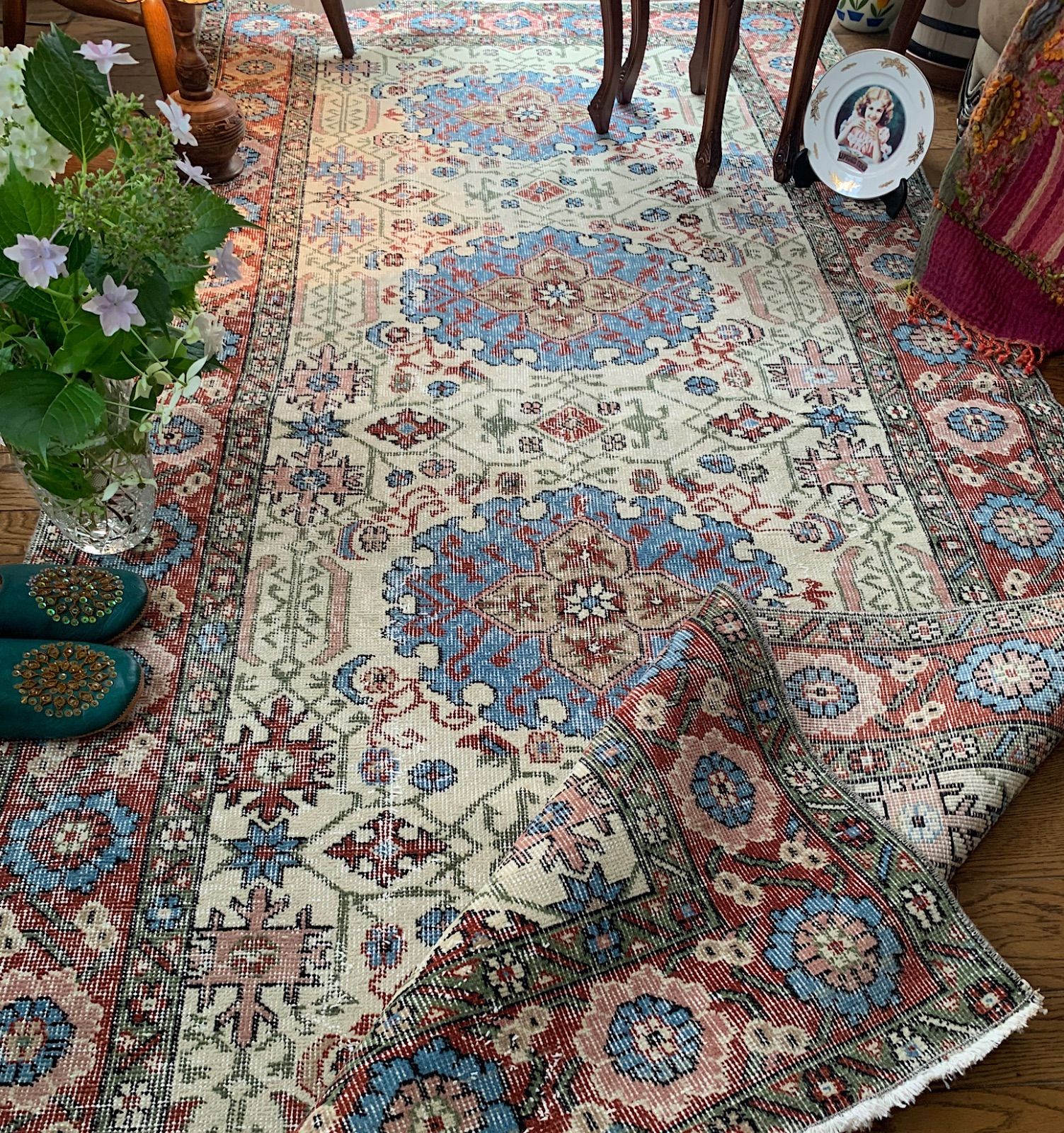 225万ノット！超高密度織 絨毯！本場 イラン産200×250cm-202281 225万