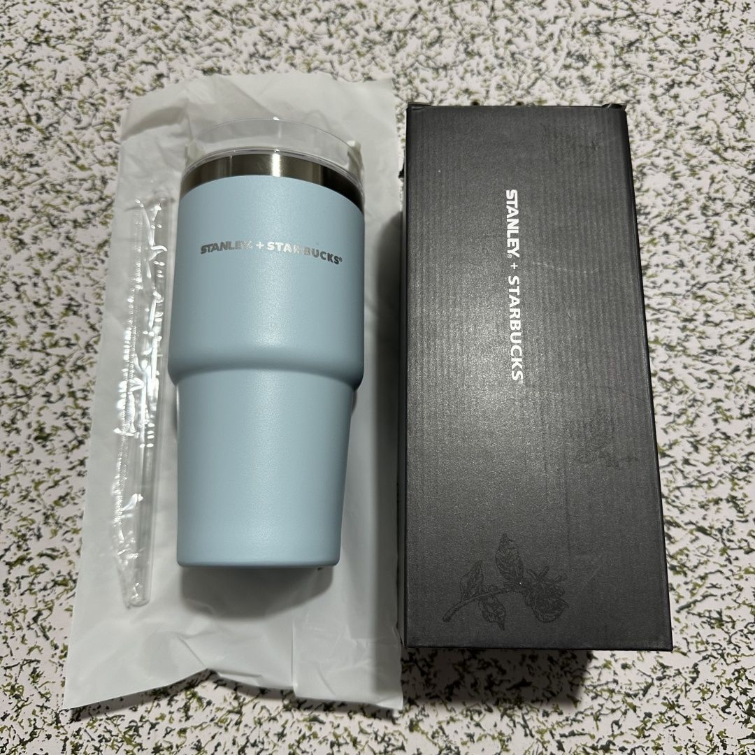 上品なファッション スタンレー スターバックス 新品 タンブラー ブルー 591ml 弁当箱・水筒