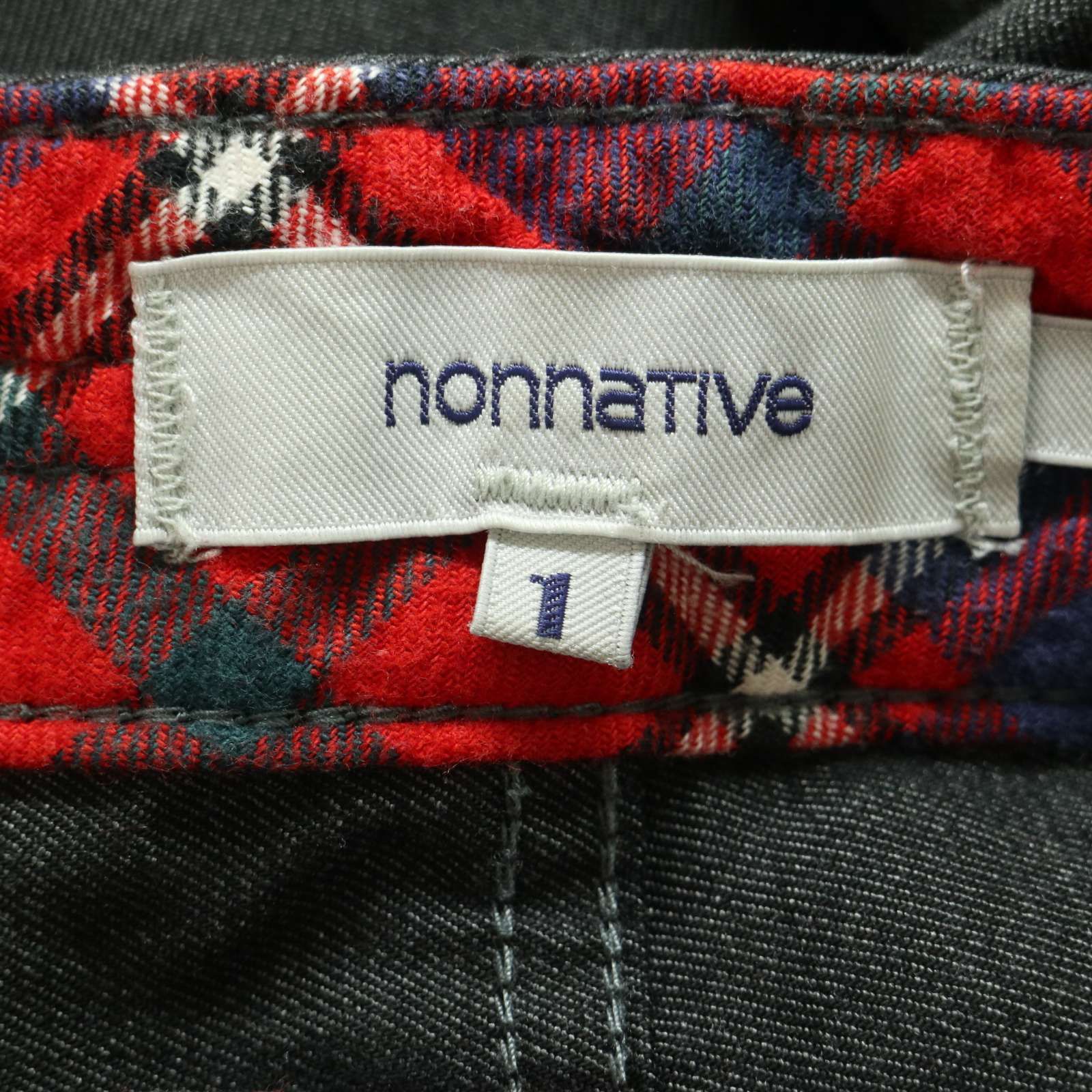 nonnative ノンネイティブ ストレッチ デニム パンツ サイズ1 nonnative ノンネイティブ ストレッチデニムパンツ ブラック TNP