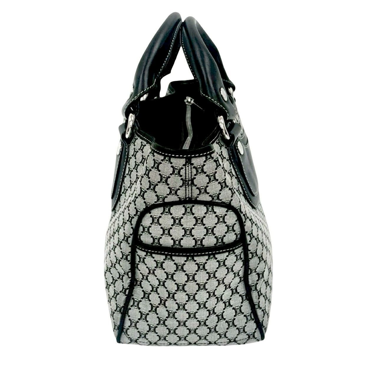 極 美品 CELINE セリーヌ ブギー バッグ トリオンフ 総柄 ロゴ 金具