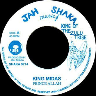 英7” Prince Alla King Midas SHAKA9774 Jah Shaka Music |00080