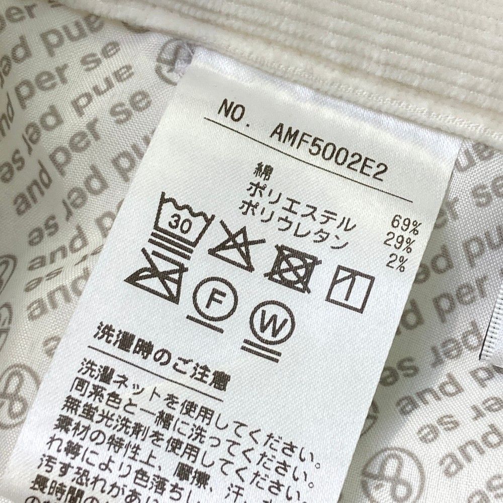 サイズ：M AND PER SE アンパスィ コーデュロイパンツ ホワイト