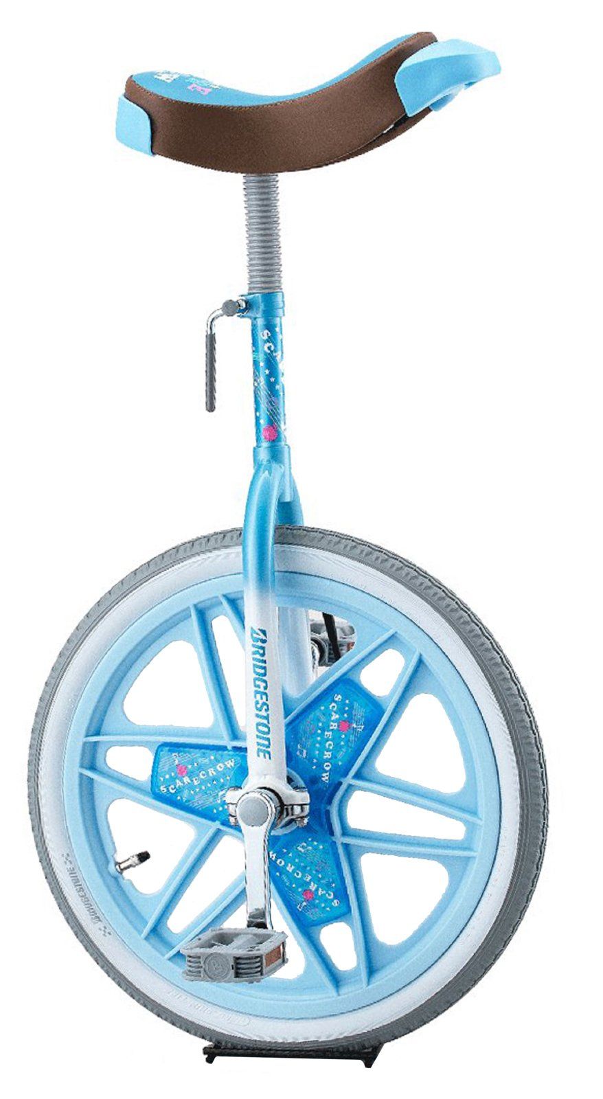 ブリヂストン スケアクロウ 一輪車 小学生 グリーン 18インチ スタンド付き ブリヂストン(BRIDGESTONE) スケアクロウ 一輪車 小学生 子供