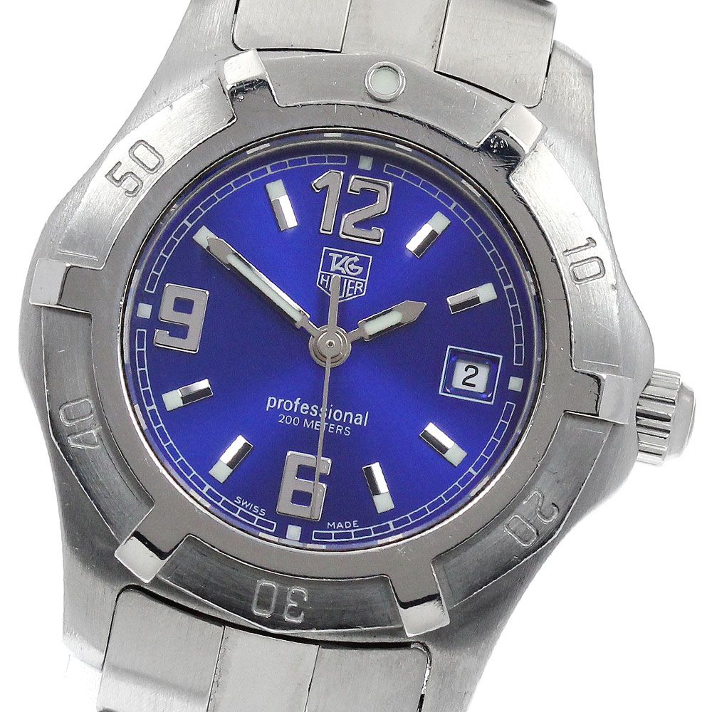 タグホイヤー TAG HEUER WN1312-0 プロフェッショナル200ｍ デイト クォーツ レディース保証書付き_880104