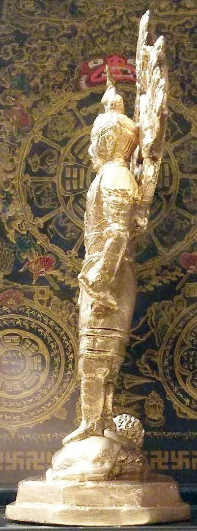 毘沙門天（多聞天）　仏像　銅製　全長10.8cm　仏教美術　七福神 毘沙門天（多聞天） 仏像 銅製 全長10.8cm 仏教美術 七福神