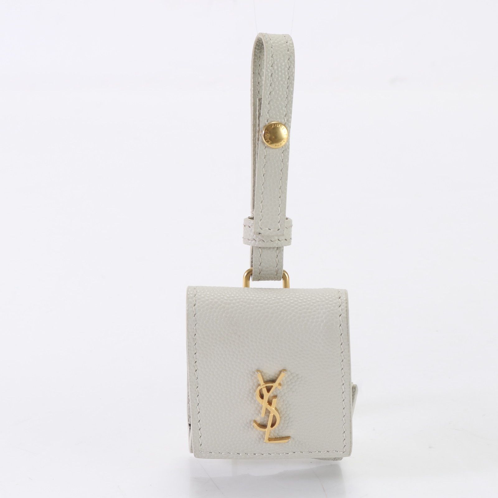 極美品 サンローラン YSL AirPods ケース ストラップ ワイヤレス イヤホン apple レザー 本革 レディース MFM K6-9【中古】  - メルカリ