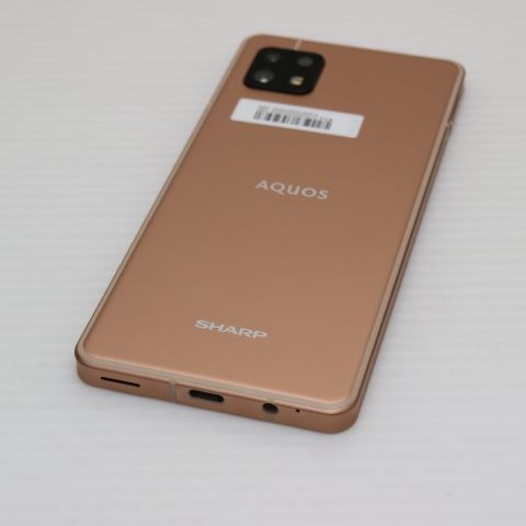 新品同様 SIMフリー AQUOS sense6 6GB 128GB SH-M19 ライト