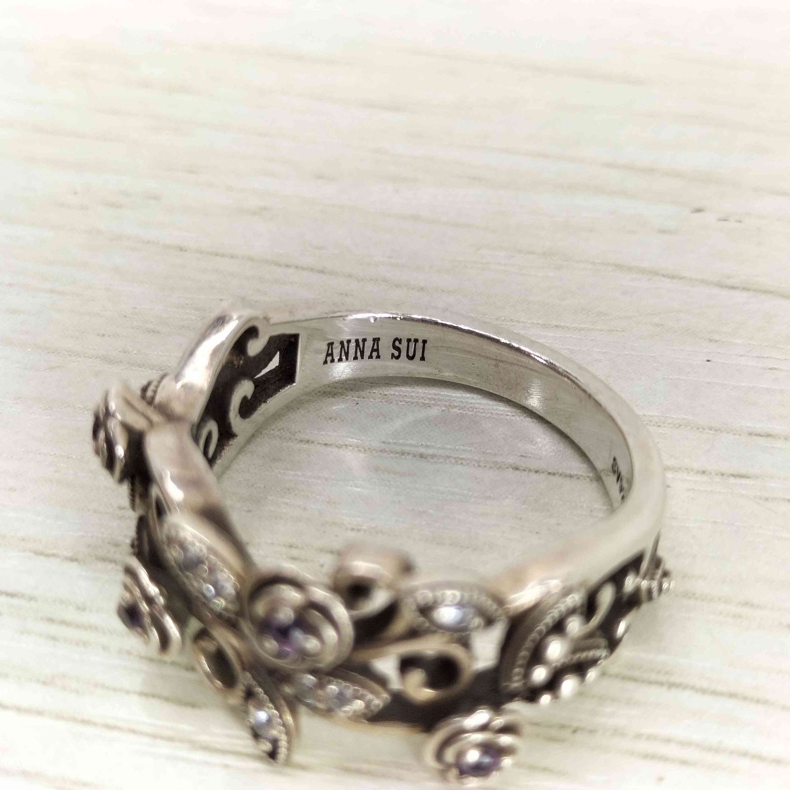 アナスイ ANNA SUI silver925 刻印 デザインリング レディース