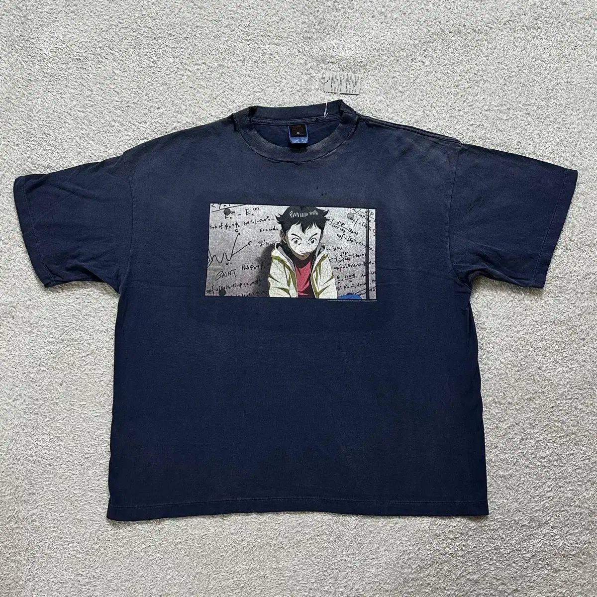 2XL SAINT MICHAEL セント マイケル 冥王星 Tシャツ ネイビー