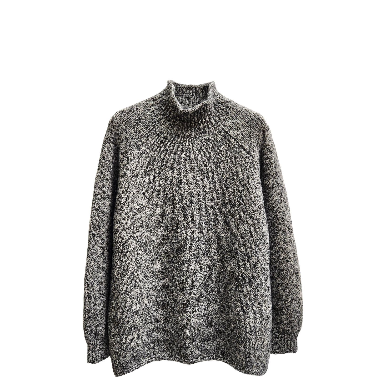 COOHEM / SILK MOHAIR MELANGE KNIT PULLOVER color:L.GRAY - メルカリ