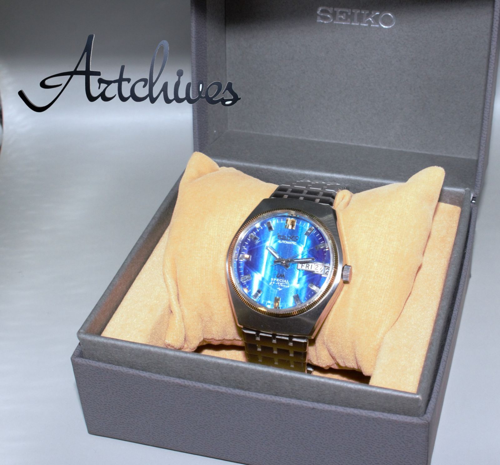 VRW-940 時計 SEIKO セイコー 5216‐7020 ロードマチック BL文字盤 メンズ 自動巻き 腕時計 稼動品