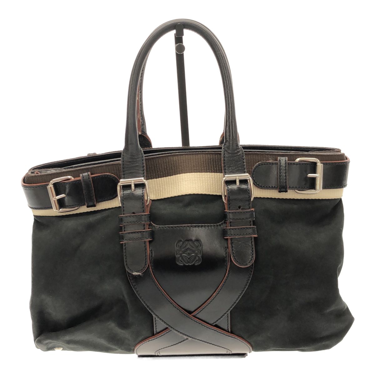 ◆中古品◆ロエベ LOEWE レザー ハンドバッグ 袋付き V56249NSS