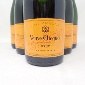 セット】【E】ヴーヴクリコ イエローラベル 750ml 12％ VEUVE CLICQUOT  