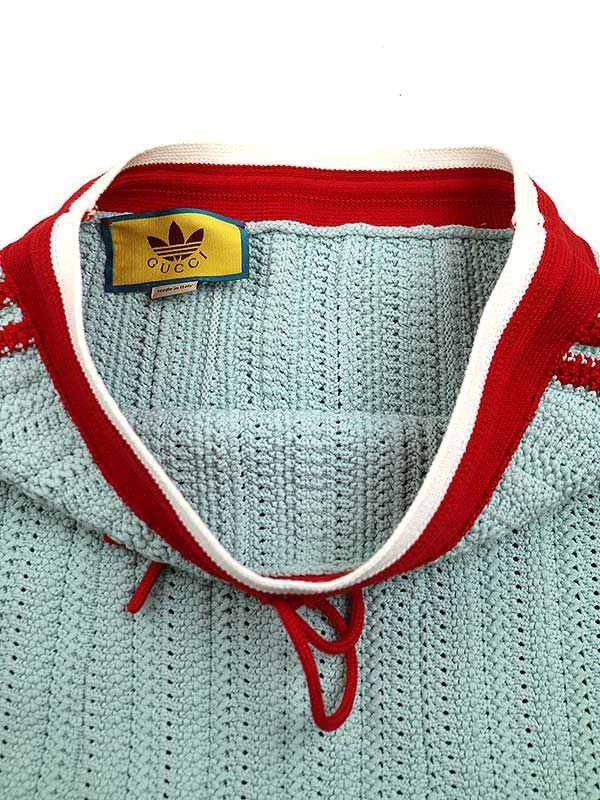 GUCCI×adidas グッチ×アディダス 3ライン ロゴローゲージニット