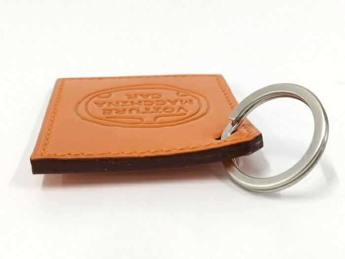 HERMES - HERMES キーホルダー ボックスカーフ オレンジの通販